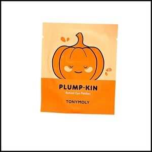 TONYMOLY Plump-kin Retinol Eye Patches Pumpkin Extract Anti-Wrinkle One Pair